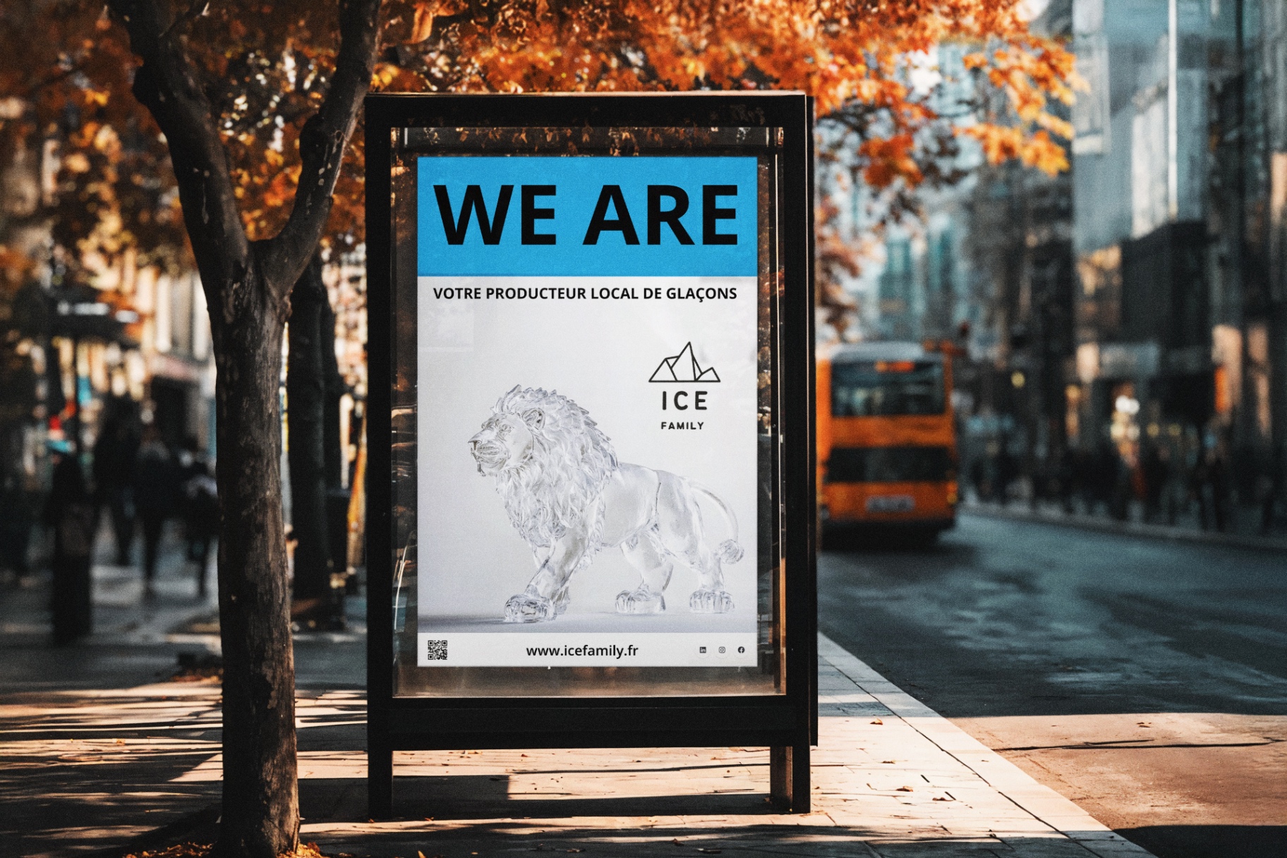 Campagne Ice Family — votre producteur local de glaçons à Lyon